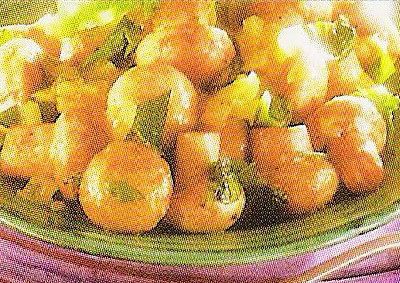 Herkkusieniä appelsiinimarinadissa