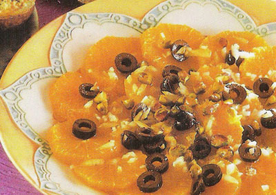 Arabialainen appelsiinisalaatti